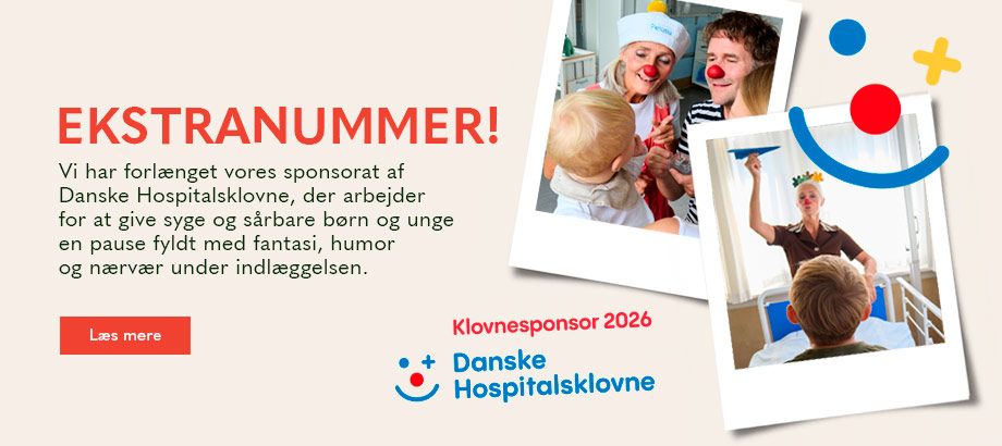 Vi støtter Hospitalsklovnene