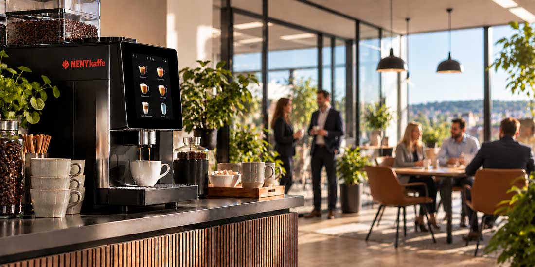 Køb eller leje af kaffeautomat til erhverv
