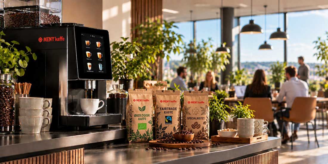 Økologiske og fairtrade kaffebønner til erhvervslivet Økologiske og fairtrade kaffebønner til erhvervslivet