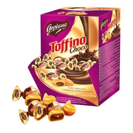 Karameller m/chokolade Toffino 2,5 kg