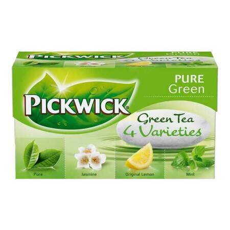 Pickwick Grøn te Mix pak 20 breve