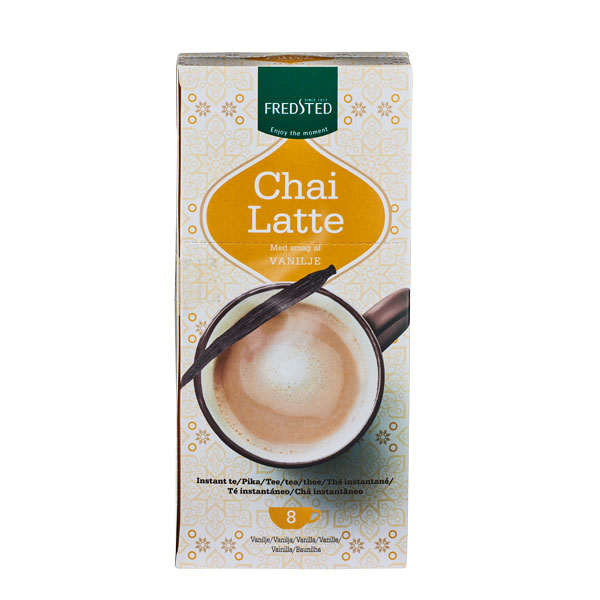 Fredsted Chai Latte Vanilje 8 sticks a 26 gr.