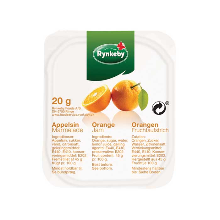 Marmelade appelsin 132x20g